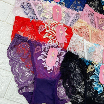 Sét 10 quần lót Cotton ren hoa cao cấp MQ 816