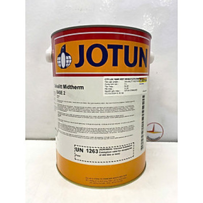 Sơn chịu nhiệt Jotun Solvalitt Midtherm (260°C) Base 2 màu xanh - Blue 0139 _ 5L