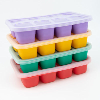 Khay silicon trữ đông đồ ăn dặm cho bé Marcus & Marcus - Ollie (30ml x 8 ngăn)