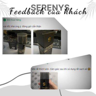 Bọt vệ sinh làm sạch khử mùi dành cho phái mạnh Serenys 100ml