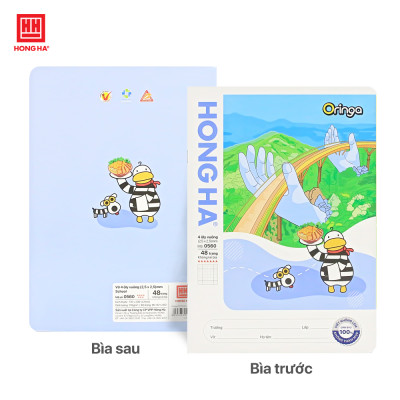 Lốc vở 4 Ô ly 48 trang School Oringa Galaxy độ trắng cao - 0560