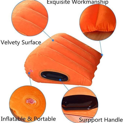 (Chọn Mẫu) Gối Đệm Bơm Hơi Tình Yêu, Ghế Hơi Tình Yêu Có Tay Cầm Hỗ Trợ Giữ Tư Thế QH, Đỡ Mỏi Chân, Hỗ Trợ Tư Thế Mới