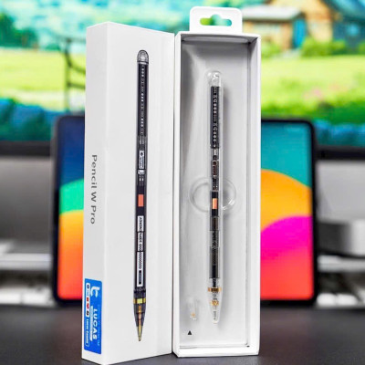Bút cảm ứng Wiwu Pencil W Pro cho Ipad air 4/5, Ipad pro 11 inch, Pro 12.9, Mini 6 chống xước màn hình, hỗ trợ chống tỳ tay - Hàng chính hãng