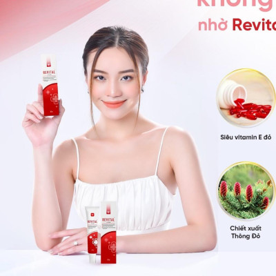 COMBO 2 Tuýp Kem Mờ Sẹo REVITAL 30g, Hỗ Trợ Làm Mờ Sẹo, Giúp Dịu Da Cho Làn Da Sáng Mịn, Hồng Hào
