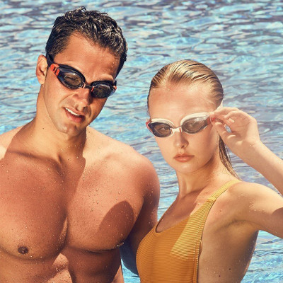 Kính Bơi Thể Thao Người Lớn Chống Sương Dây Đeo Silicone Cleacco SG1670 BORO SPORT