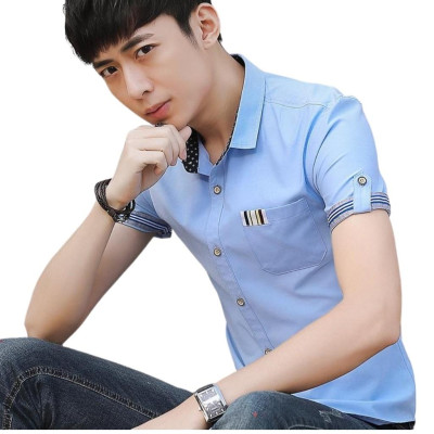 Áo Sơ Mi Nam Ngắn Tay Có Túi Phối Viền Cổ Viền Tay Áo Thời Trang Cao Cấp PONIVA Chất Vải Cao Cấp Mềm Mại Thấm Hút Mồ Hôi