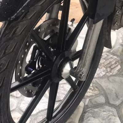 Canh đùm Nhôm CNC gắn YA xe máy SIRIUS,EXCITER màu Bạc