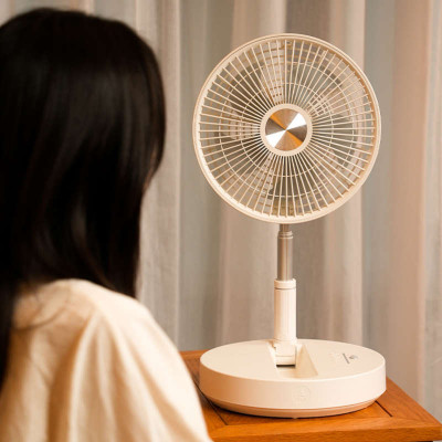 Quạt tích điện gấp gọn thông minh RoHS 10800mAh dùng tới 50h khiển từ xa xuất EU - Hàng chính hãng