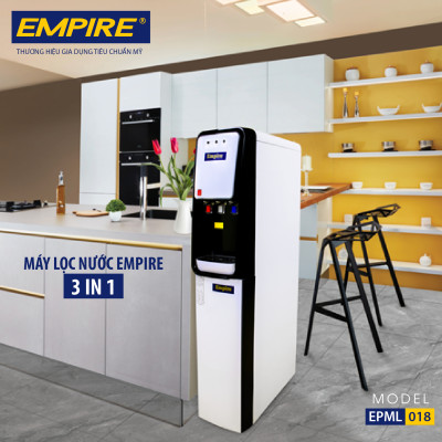 Cây nóng lạnh tích hợp máy lọc nước EMPIRE 3 trong 1 EPML018  - Hàng chính hãng.