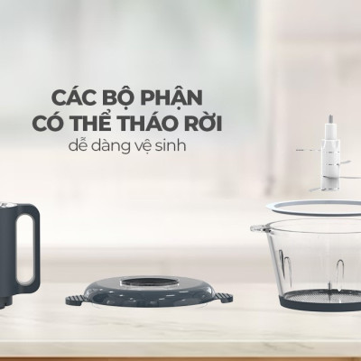 Máy Xay Thịt Đa Năng Sunhouse SHD5403 300W 1.8 lít - Hàng Chính Hãng