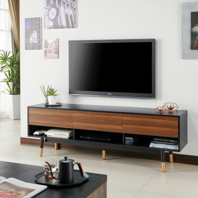 Kệ TV phòng ngủ bằng gỗ công nghiệp SMLIFE Temple