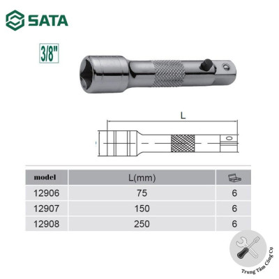 Đầu nối có chốt khóa Sata 3/8" dài 10" - 12908 SATA