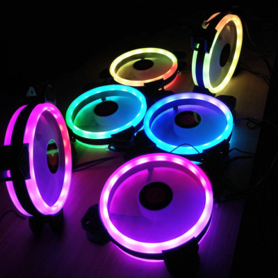 Bộ 5 Quạt + Khiển Coolmoon RGB V2 - Hàng nhập khẩu