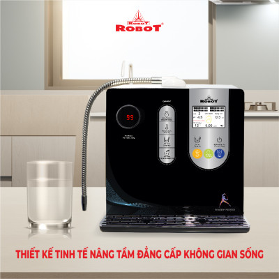 Máy Lọc Nước Điện Giải Ion Kiềm ROBOT IonSmart 38 Nóng Thông Minh - Hàng Chính Hãng