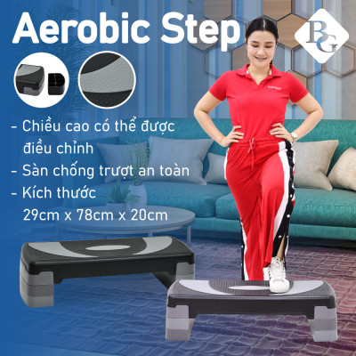 BG Bục dậm nhảy  size 78cm tập aerobic step giảm cân toàn thân hiệu quả (hàng nhập khẩu)