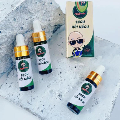 Serum Khử Mùi Nách CÚ ĐẤM THÉP (Hộp 2 Lọ), Làm Sạch Vùng Nách, Giúp Vùng Nách Khô Thoáng