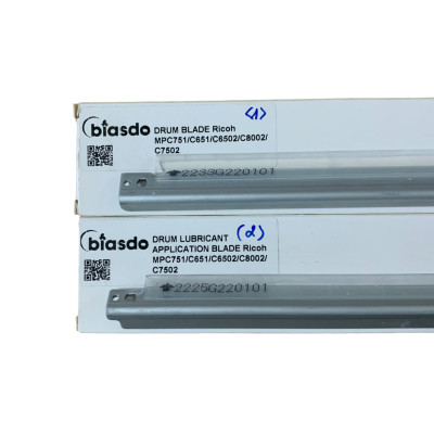 Bộ 2 gạt trống  dùng cho cụm trống Ricoh Pro C5100s | C5110 | C5200 | C5210 | C7100 | C651EX | C751EX | MPC6502 | C8002 | C6503 | C8003 ( HA - Hàng nhập khẩu )