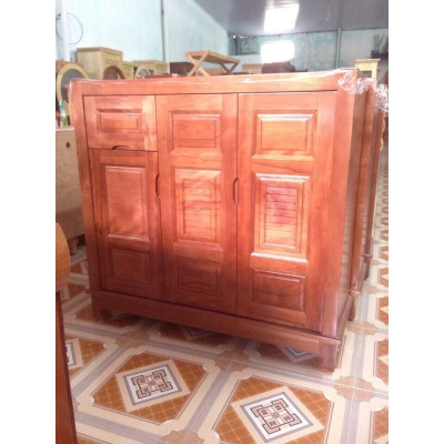 Tủ để giày gỗ xoan đào
