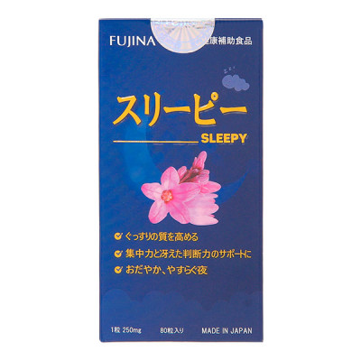 Viên Uống Hỗ Trợ Ngủ Ngon Sleepy Fujina Nhật Bản, Viên Uống Dành Cho Người Mất Ngủ