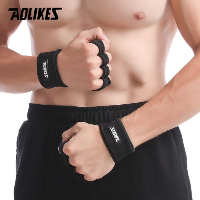 Găng Tay Nâng Tạ AOLIKES 117 - Bám Chắc, Chống Trơn, Hỗ Trợ Tập Gym