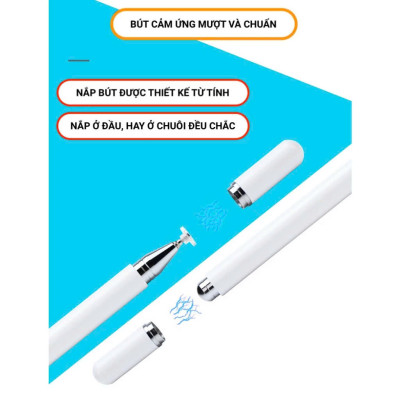 Bút Cảm Ứng Dành Cho Điện Thoại Ipad Máy Tính Bảng - Hàng Nhập Khẩu (Tặng Đầu Cảm Ứng Thay Thế)