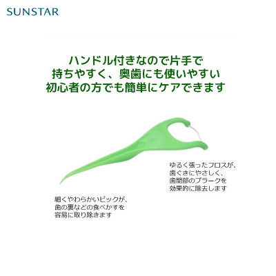 Chỉ nha khoa Sunstar Gum làm sạch các mảng bám giữa kẽ răng  - Made in Japan