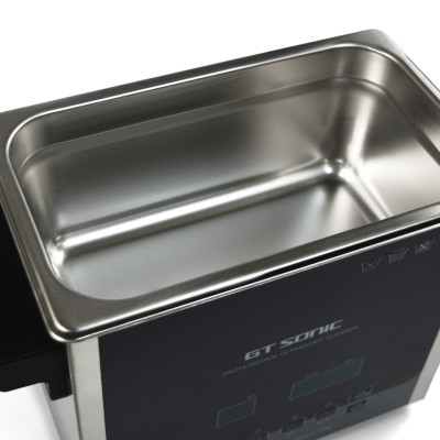 Bể rửa siêu âm GTsonic D3-3 lít, công nghệ sóng siêu âm hiện đại, làm sạch nhanh vết bẩn và cặn bám, tích hợp chức năng đuổi khí và gia nhiệt, phù hợp vệ sinh trang sức, mắt kính, đồng hồ, linh kiện điện tử – Hàng chính hãng