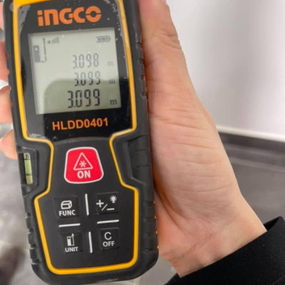 MÁY ĐO KHOẢNG CÁCH TIA LASER 40M INGCO HLDD0401 - HÀNG CHÍNH HÃNG