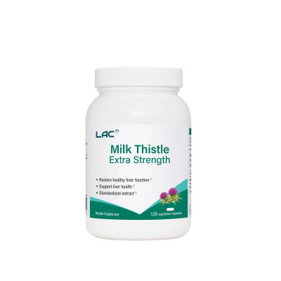 VIÊN UỐNG TĂNG CƯỜNG HỖ TRỢ CHỨC NĂNG GAN CHIẾT XUẤT CÂY KẾ SỮA LAC MILK THISTLE (120 VIÊN)