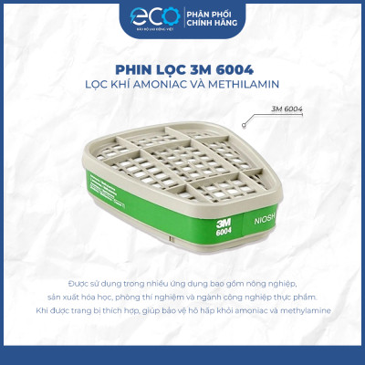 Phin lọc độc, phin lọc hữu cơ 3M 6001, 3M 6003 ,3M 6004, 3M 6006 và 3M 6007 dành cho mặt nạ 3M