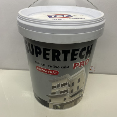 Sơn lót chống kiềm ngoại thất Toa Supertech Pro 18L