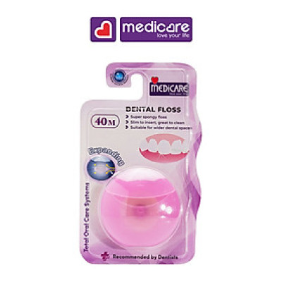 0131633 Chỉ nha khoa MEDiCARE hương bạc hà 40M