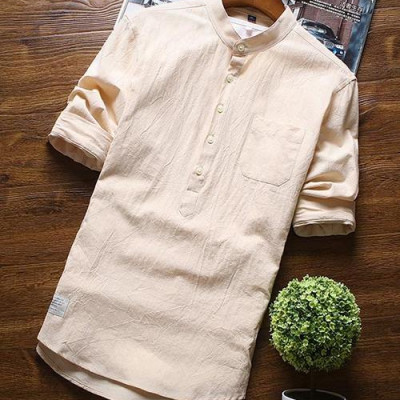 Áo Sơ Mi Nam Tay Lỡ Vài Đũi SZone Phong Cách SA555