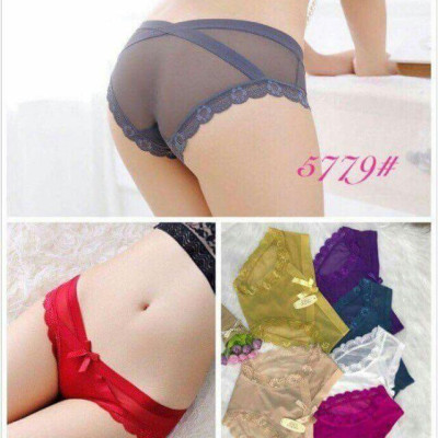 Combo 5 quần lót ren lưới , quần lót cạp chéo sexy giao màu ngẫu nhiên
