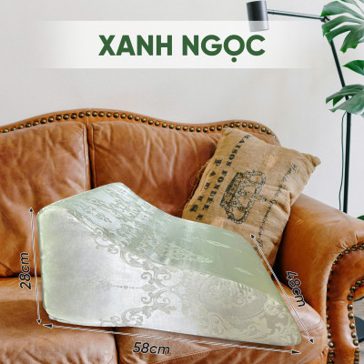 Gối kê chân chống giãn tĩnh mạch YOROKOBI cao 28cm dành cho người đau nhức chân, tiểu đường, tê bì, vọp bẻ, kiến bò, mẹ bầu phù chân tích nước - hàng thương hiệu- XANH NGỌC BÍCH