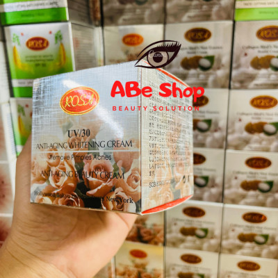 Kem ROSA UV/30 ANTI-AGING WHITENING CREAM 20g - Chống Nhăn - Ngừa Lão Hóa - Giảm Mụn