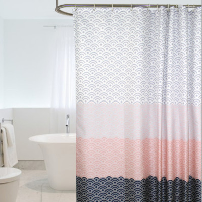 RÈM NHÀ TẮM KHÔNG THẤM NƯỚC VẢI POLYESTER, CHỐNG NẤM MỐC