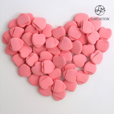 Mút tán kem nền, phấn nước trái tim mini LMcation