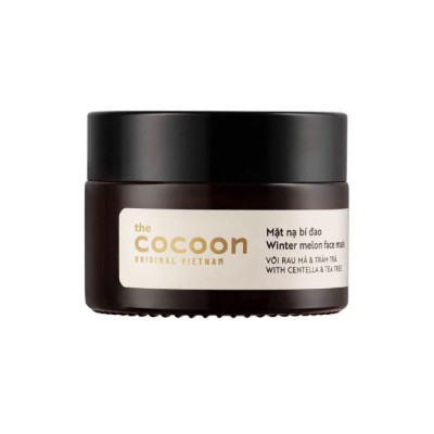 Mặt Nạ Bí Đao Cocoon Winter Melon Face Mask With Centella & Tea Tree Giảm Dầu và Mụn 30ml