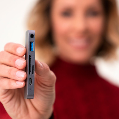 CỔNG CHUYỂN CHUYÊN DỤNG HYPERDRIVE USB-C HUB FOR IPAD PRO 2018-2019-2020/MACBOOK PRO/AIR 13″2018/2019 – HD319A - HÀNG CHÍNH HÃNG