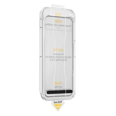 Kính cường lực khung tự dán cho iPhone 14 / 14 Plus / 14 Pro / 14 Pro Max hiệu WIWU SQ-008 Easy install - Viền siêu mỏng 0.33mm, chống mẻ cạnh, Phủ nano siêu mượt - Hàng nhập khẩu