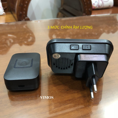 Chuông cửa không dây thông minh, chống nước ,bắt sóng xa VIMOS - C1