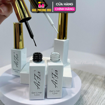 Gel Cọ Nét Aifer 15ml, Vẽ Nail Nghệ Thuật, Màu Nhũ Vàng, Bạc, Trắng, Đen, Chất Lượng Cao Làm Nail  Tạo Đường Nét Tinh Tế Sơn Gel Nữ bút vẽ metan nail
