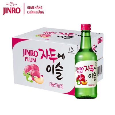 [CHÍNH HÃNG] Soju Hàn Quốc JINRO VỊ MẬN 360ml - Thùng 20 chai