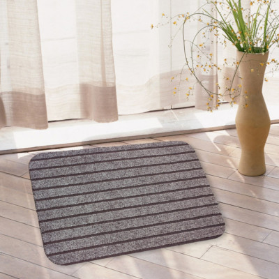 Thảm Lau Chân Chùi Chân siêu thấm hút nước chống trơn trượt cao cấp đế cao su chất siêu dày