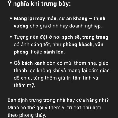 Bộ tượng phật tam đa phúc lộc bằng gỗ bách xanh thơm nức cao 40x13x11cm