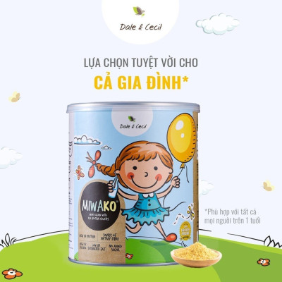 Sữa Hạt Miwako Vị Gạo Hộp 400g x 1 Hộp Chuẩn Hữu Cơ Hoa Kỳ, Tăng Cường Đề Kháng, Miễn Dịch - Miwako Việt Nam