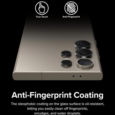 Dán camera Ringke Lens Frame Glass cho Samsung Galaxy S24 Ultra_ Hàng Chính Hãng