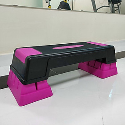 Bục tập thể dục, bục dậm nhảy Aerobic 740 điều chỉnh 2 mức cao 12cm và 22cm dày dặn, chắc chắn