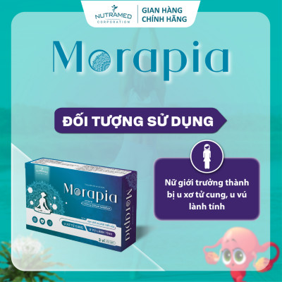 Viên uống Morapia hỗ trợ hạn chế sự phát triển của u xơ (Hộp 30 viên) - Nutramed